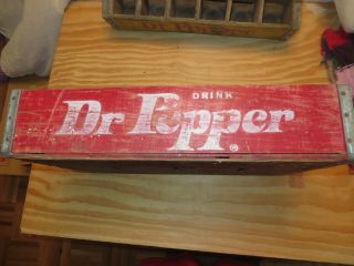 Dr Pepper Crate Red 1980 Wichita Kansas