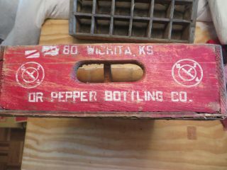 Dr Pepper Crate Red 1980 Wichita Kansas 5