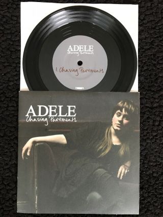 Adele - Chasing Pavements 7” Vinyl Picture Sleeve Xl Xls 321 (2008) Mint/nm Con