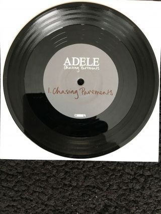 Adele - Chasing Pavements 7” Vinyl Picture Sleeve XL XLS 321 (2008) Mint/NM Con 2