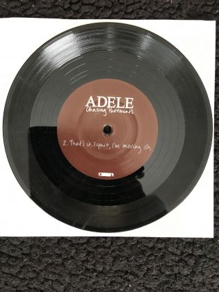 Adele - Chasing Pavements 7” Vinyl Picture Sleeve XL XLS 321 (2008) Mint/NM Con 5