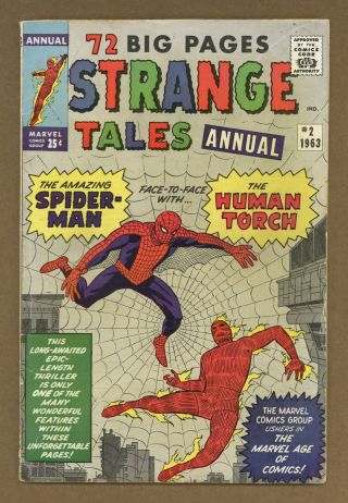 Strange Tales (1st Series) Annual 2 1963 Vg,  4.  5