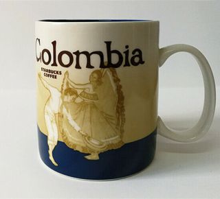 Starbucks Mug Colombia Global Idol City Collector Series 16 Oz