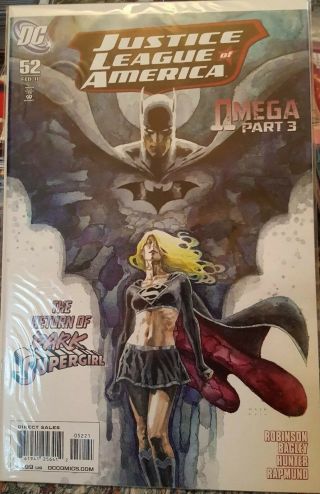 Justice League Of America 52 Dc Comics Rare David Mack 1 In 10 Variant Cover