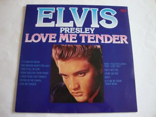 Elvis Presley Lp Love Me Tender (german Black) (rca Cl - 89518,  Germany)