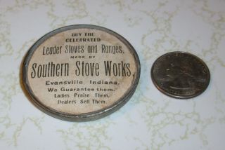 Vintage Southern Stove,  Evansville,  Indiana Pocket Mirror