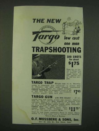 1940 Mossberg Targo Trap And Targo Gun Ad