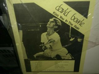 David Bowie Vinyl Bootleg Kiss You In The Rain