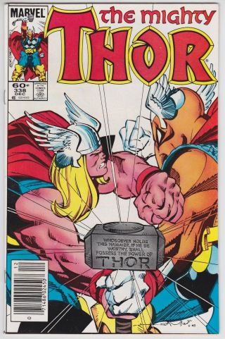 Thor 338 Nm - 9.  2 Beta Ray Bill Walt Simonson Art