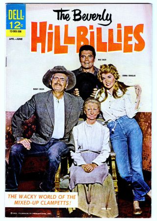 The Beverly Hillbillies 1 In Fn A 1963 Dell Comic Tv Photo Cover