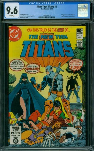 Teen Titans 2 Cgc 9.  6 - White Pages