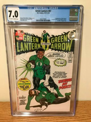 Green Lantern 87 - Cgc 7.  0 (first John Stewart)