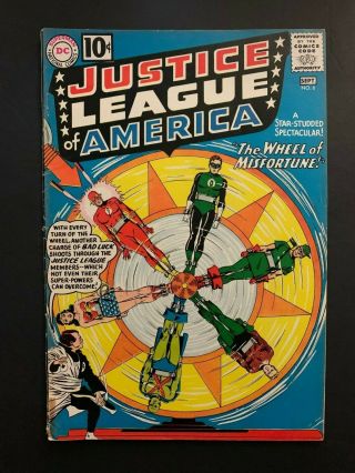 Justice League Of America 6 Very Fine 7.  5 Vf 8.  0 Vf Not Cgc