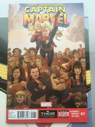 Captain Marvel 17 Kamala Khan/ms.  Marvel Female Muslum Superhero Avengers Comic