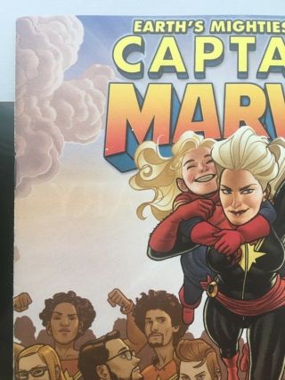 Captain Marvel 17 Kamala Khan/Ms.  Marvel Female Muslum Superhero Avengers Comic 2