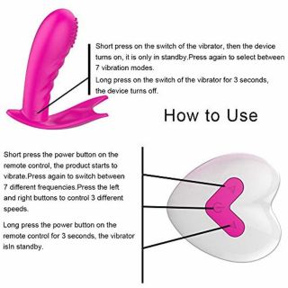 Women Invisible - Wearable Adult Toy Wireless Remote Control Vibrator Panty 7