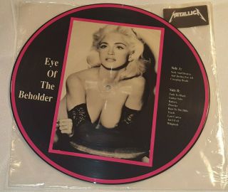 Metallica Live " Eye Of The Beholder " Picture Disc Vinyl Lp Madonna & Lars Rare
