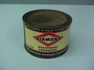 Vintage D - X Diamomd Rustproof Compound Can (full) 1 Pound Size