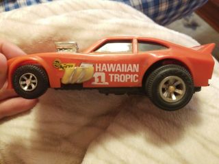 Vintage The Cannonball Run Model Car Toy Hawaiian Tropic Kidco 1981 (broke) 2