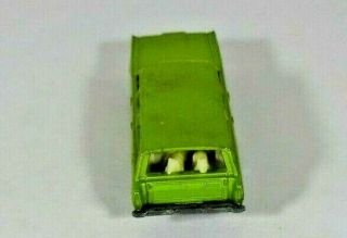 c1970s Matchbox 55/73 by Lesney Metal Toy Lime Green Mercury Car 2 1/2 