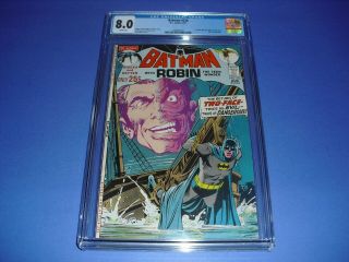Batman 234 Cgc 8.  0 W/ White Pages From 1971 1st Two Face Neal Adams Not Cbcs