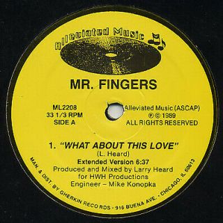 Mr.  Fingers - What About This Love,  12 ",  (vinyl)