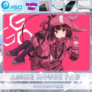 Anime Mouse Pad Sao Gun Gale Online Llenn Art Gaming Mouse Mat Pc Mice Pad Gift