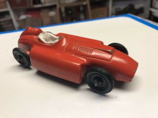 Vintage Tootsietoy 5 " Red Die Cast Metal Car Lancia Racer
