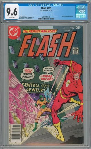 The Flash 255 Cgc 9.  6 Nm,  Mirror Master Appearance White Pages
