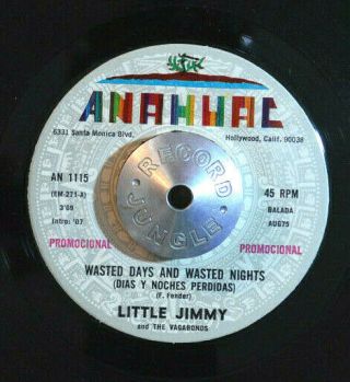 Latin Soul 45 - Little Jimmy & Vagabonds Wasted Days And Wasted Nights M - Hear