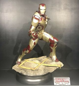 Sideshow Collectibles Iron Man 3 Movie Mark 42 Xlii Maquette 1:4 Scale Statue