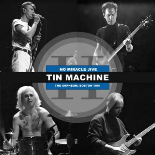 DAVID BOWIE (& Tin Machine) NO MIRACLE JIVE ltd / 210 blue vinyl lp rare live 3