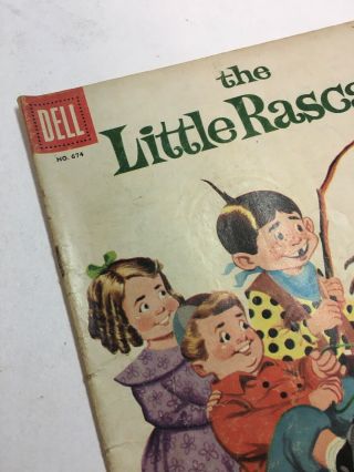 THE LITTLE RASCALS FC FOUR COLOR 674 (1956) SILVER AGE DELL UNGRADED 2