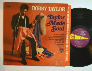 Soul Lp - Bobby Taylor - Taylor Made Soul In Shrink Gordy Gs942 Funk Vg,