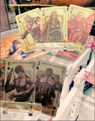 Divine Fist Of The North Star Hokuto No Ken Gold Playing Cards Trump Set 2018