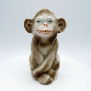 Vintage Figural Monkey Porcelain Creamer German C1910 - 20,  Nr.