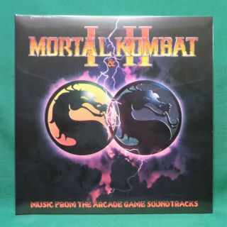 Mortal Kombat I & Ii 1 & 2 Arcade Soundtrack Sub Zero Ice Blue Vinyl Record Lp