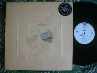 Joni Mitchell - Court & Spark - Rare 1973 Asylum White Label Promo Lp - Nm/nm