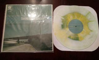 Taking Back Sunday Tell All Your Friends Lp Yellow Green Swirl Wax Nm The