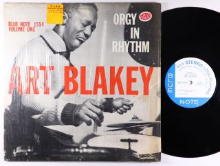 Art Blakey - Orgy In Rhythm Vol.  1 Lp - Blue Note Stereo Rvg Vg,  Shrink