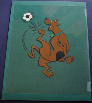 Scooby Doo Football - Production Animation Cel - Hand Drawn & Hand Painted (8/8)