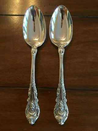 Heavy Huge Wallace Sir Christopher Serving Spoon Sterling Silver 95 G