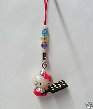 Hello Kitty Cosplay Cookie Mama Cellphone Charm
