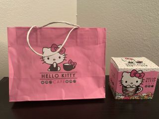 Hello Kitty Café Exclusive Coffee Tea Mug Cup Kawaii Sanrio Nib