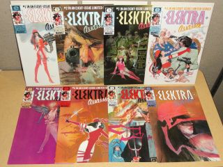 Marvel Comics Elektra Assassin Complete Set 1 - 8 Frank Miller Vf 1986