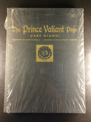 The Prince Valiant Page Gary Gianni (hardcover) W/ Slipcase Signed Numbered Al22