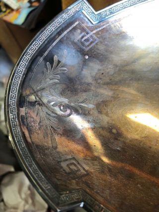 Antique Gorham Co.  Silver Soldered Handle Bowl Basket 2