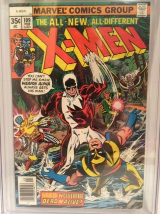 X - Men 109 CGC 9.  6 NM,  White Pages 1st App of Weapon Alpha/Guardian Movie Soon? 4