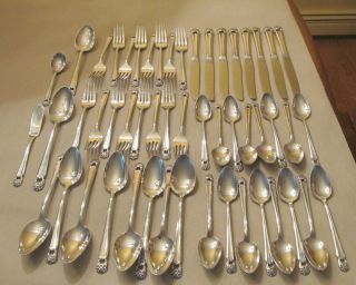 1847 Rogers Bros Is Eternally Yours 52 Piece Service For 8 Silver Plate Flatware