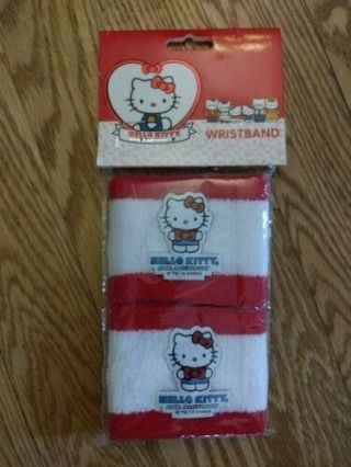 Hello Kitty 40th Anniversary Red & White Wristband 1 Pair